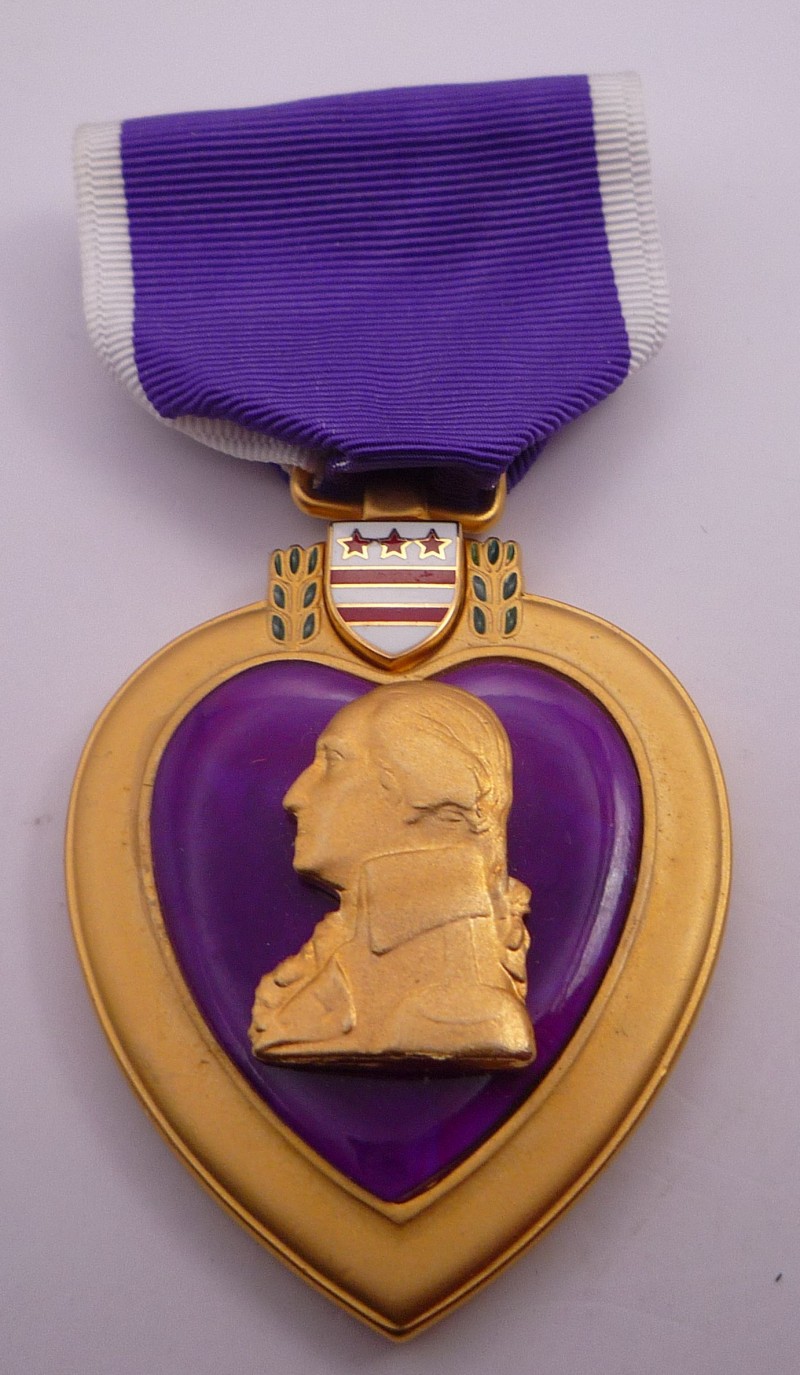 USA Purple Heart in Case