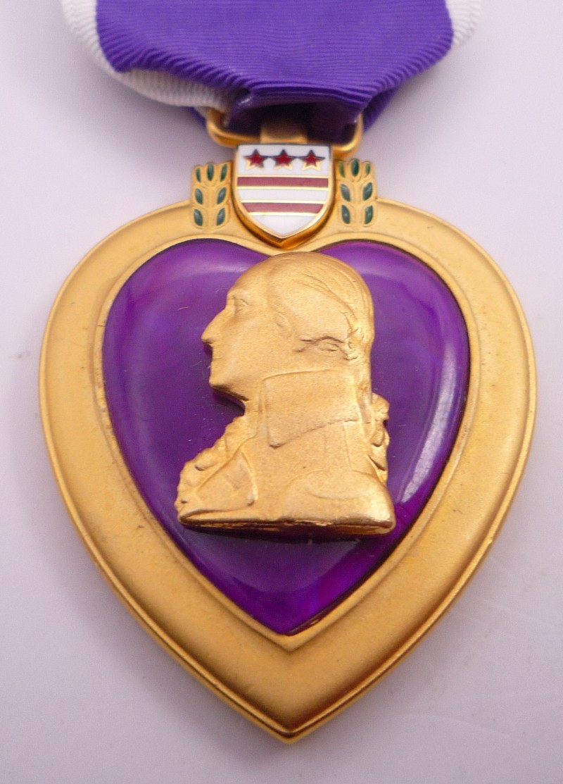 USA Purple Heart in Case