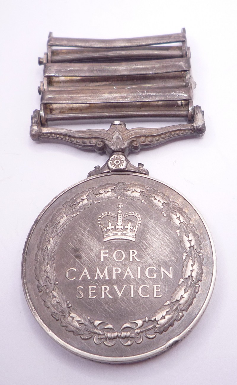 Campaign Service Medal 3 Clasps