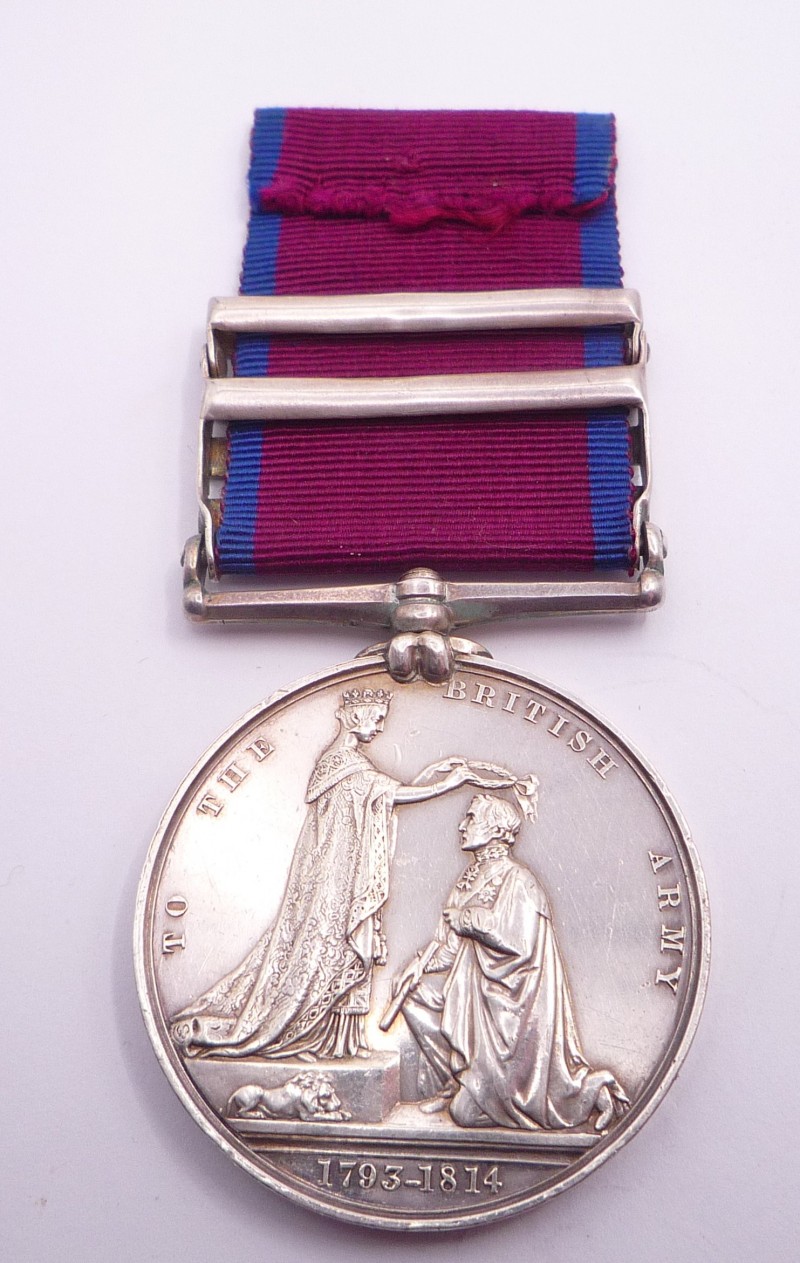 Military General Service Medal - 4 Clasps