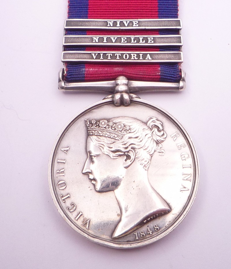 Military General Service Medal - 3 Clasps