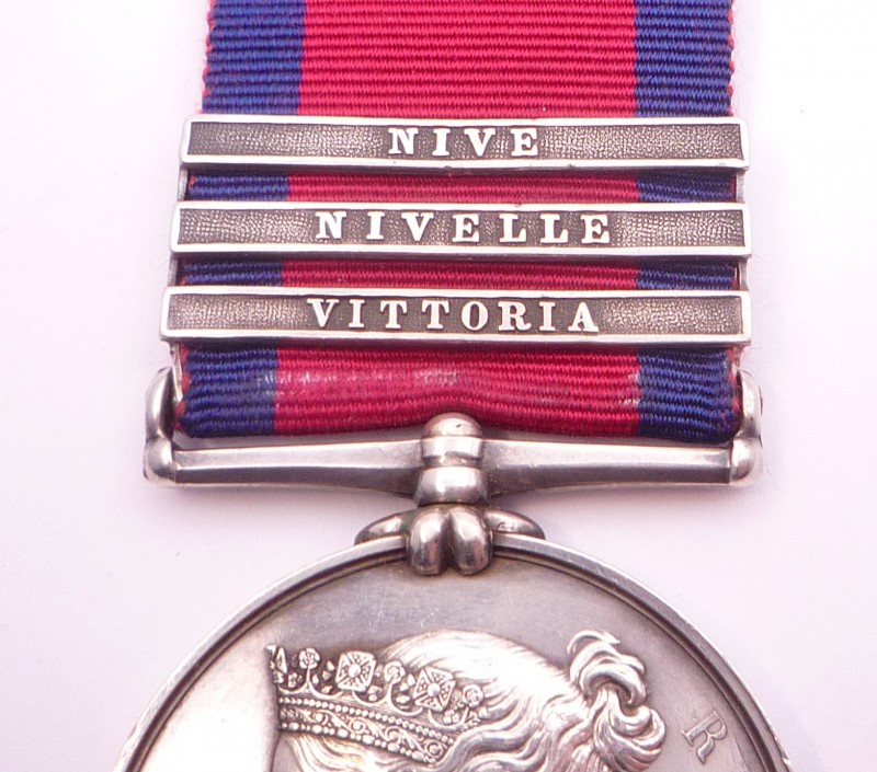 Military General Service Medal - 3 Clasps