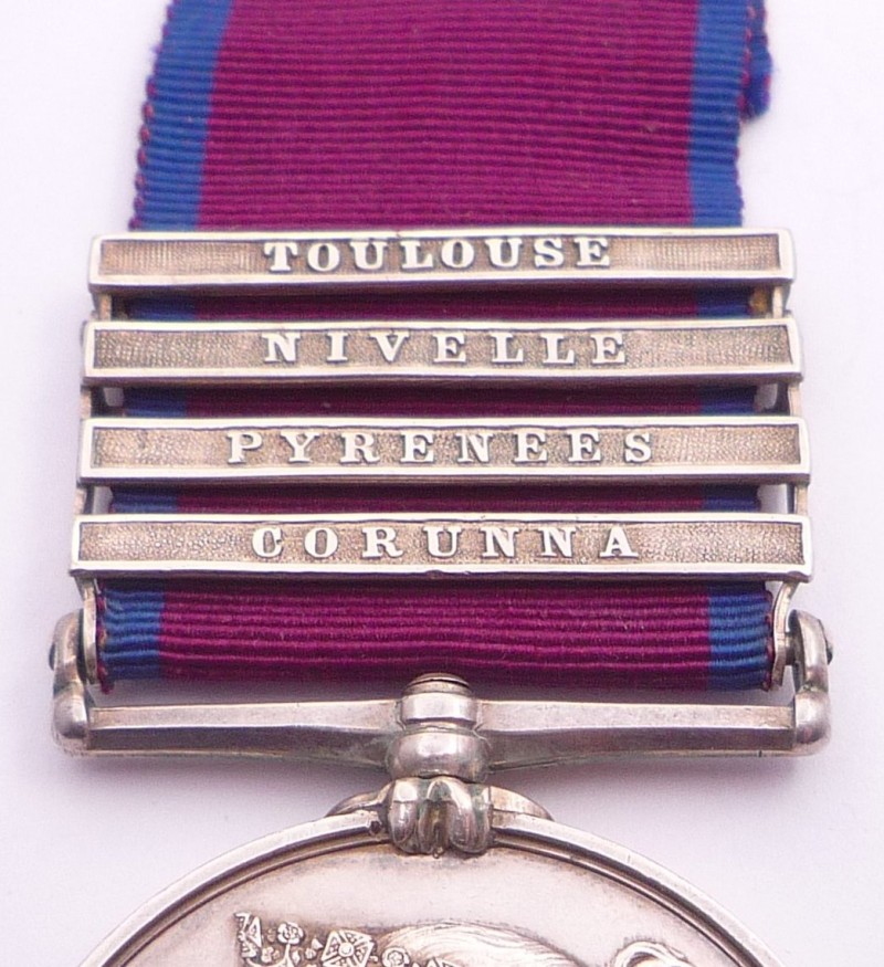 Military General Service Medal - 4 Clasps