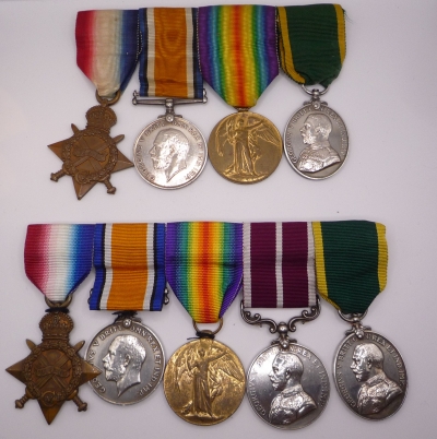 brothers ww1 territorial force medal groups